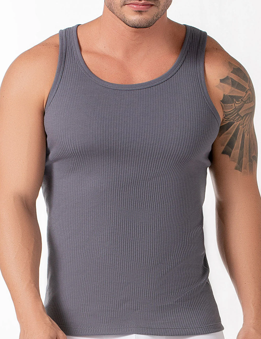 Camiseta cuello redondo acanalada Geordi (2203) - Image 10