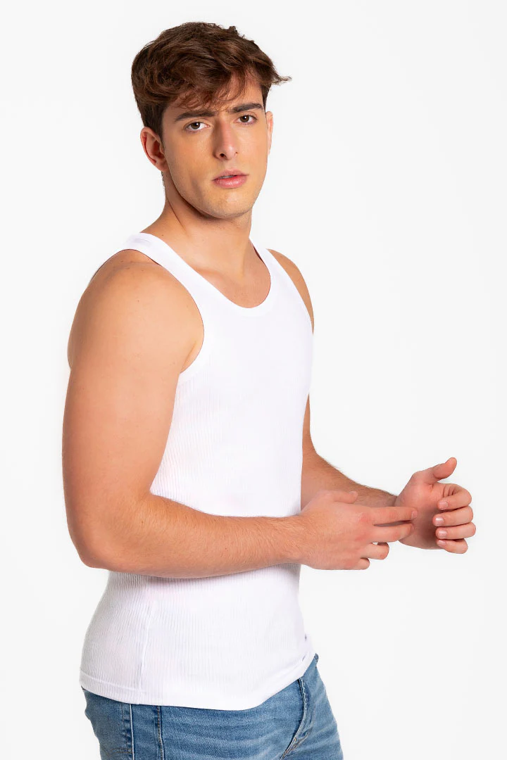 Camiseta cuello redondo acanalada Geordi (2203) - Image 5