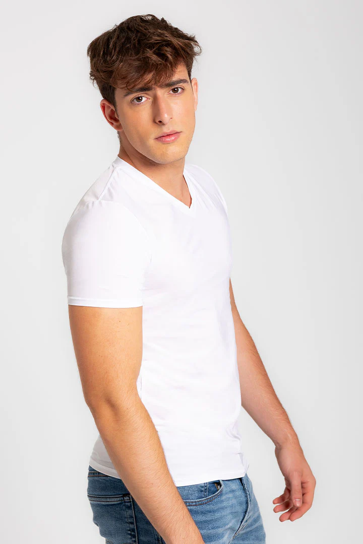 Camiseta cuello V Geordi (3987) - Image 3