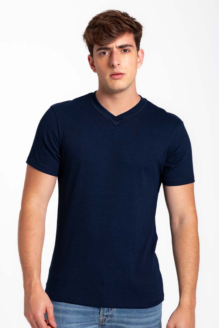 Camiseta cuello V manga Geordi (2682) - Image 4