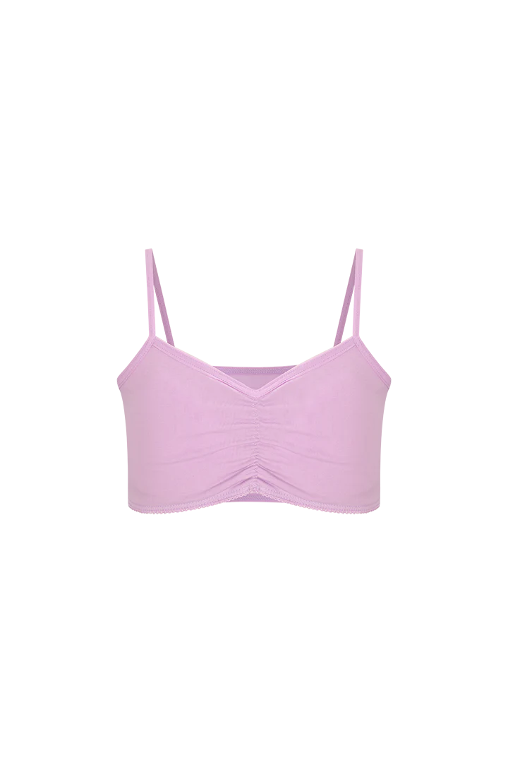 Top acostumbrador de algodón peinado premium Diane kids (AB04D2)